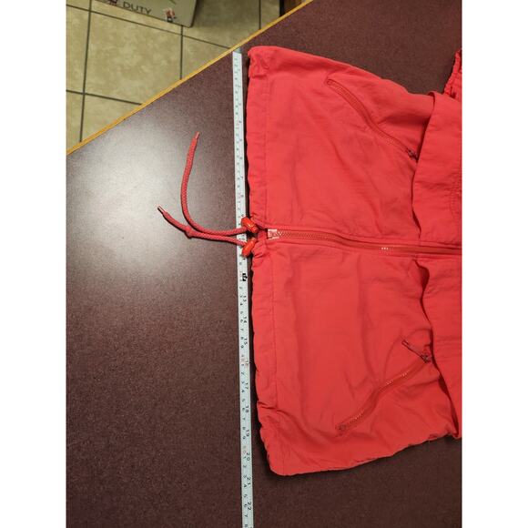 Vtg Eddie Bauer Windbreaker Size Small Pink Vented Full Zip Long Sleeve Outdoors - Picture 13 of 16